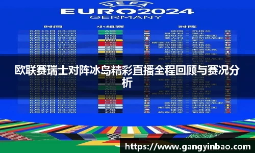 欧联赛瑞士对阵冰岛精彩直播全程回顾与赛况分析